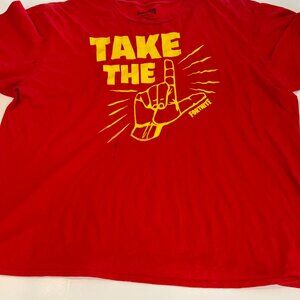 Fortnite Take the L T Shirt Size 2XL Defect Small Stain Lower Back